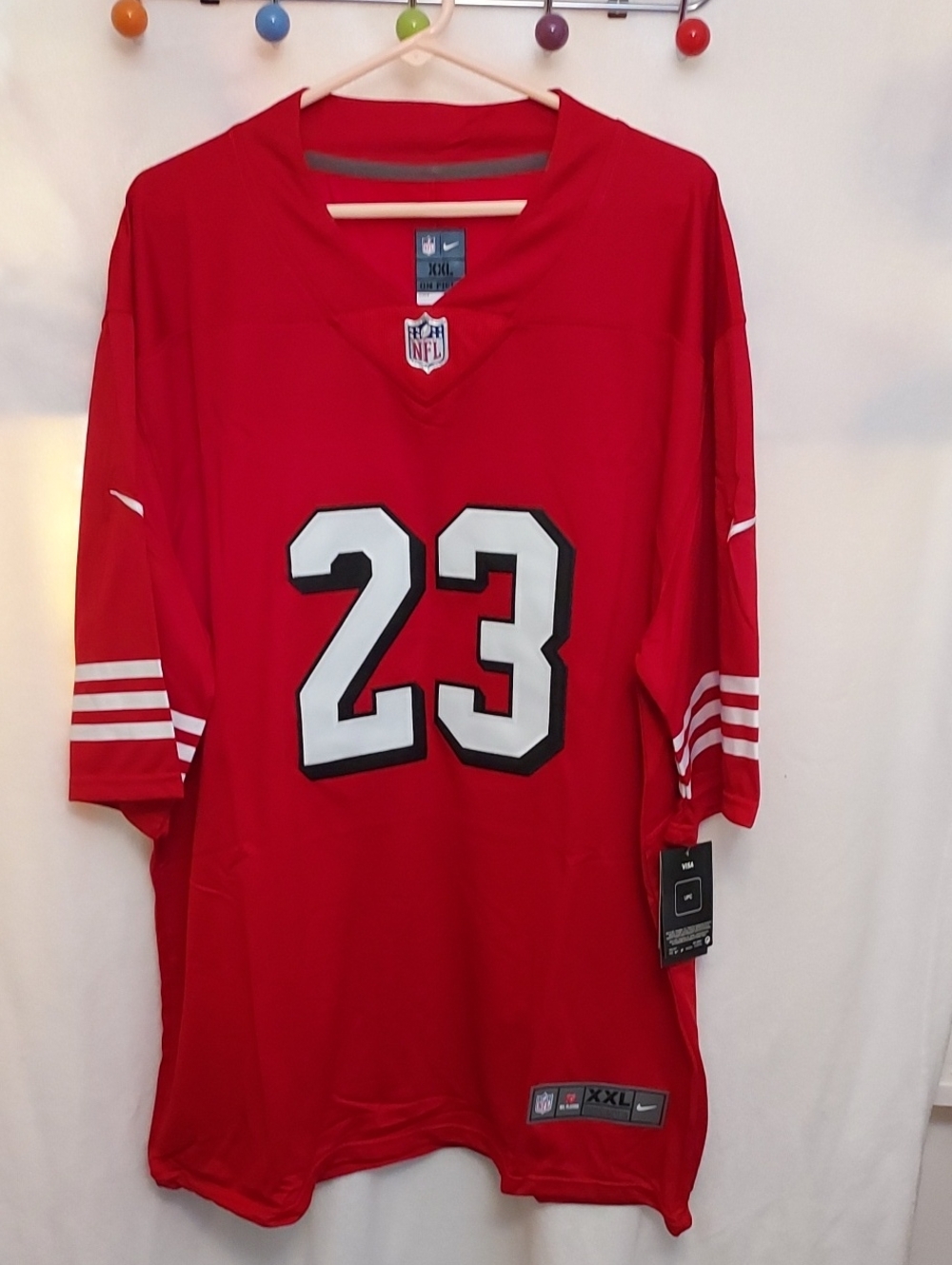 Nike 49ers #23 McCaffrey Jersey
